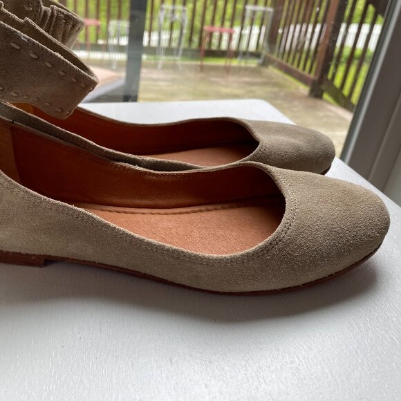 Frye Carson Ankle Strap Flats - Picture 6 of 12